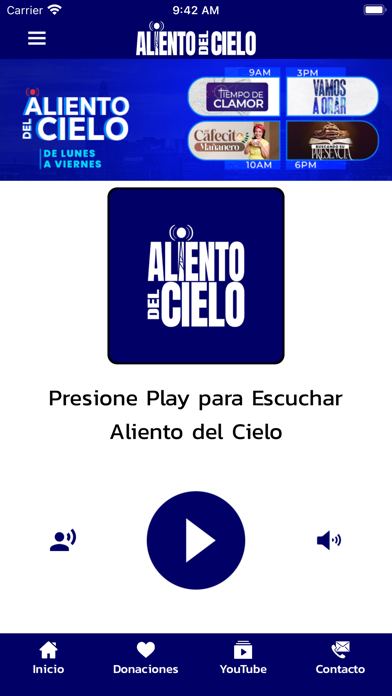 Aliento del Cielo Radio Screenshot