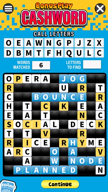 Cashword by Idaho Lottery