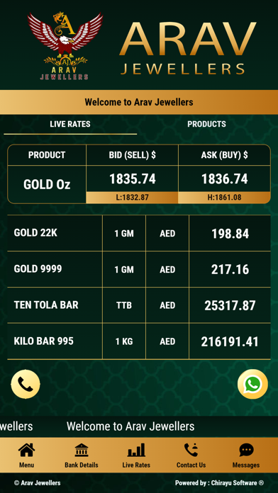 Arav Jewellers Screenshot