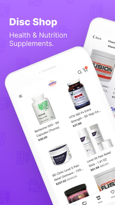 Disc Nutrition Store Screenshot