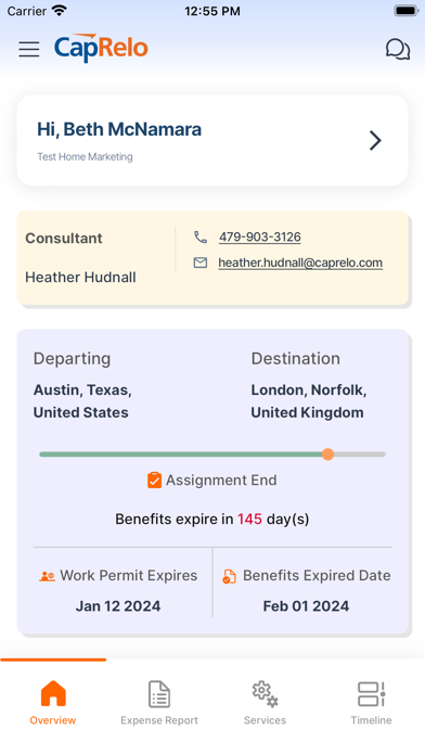 CapRelo Companion Screenshot
