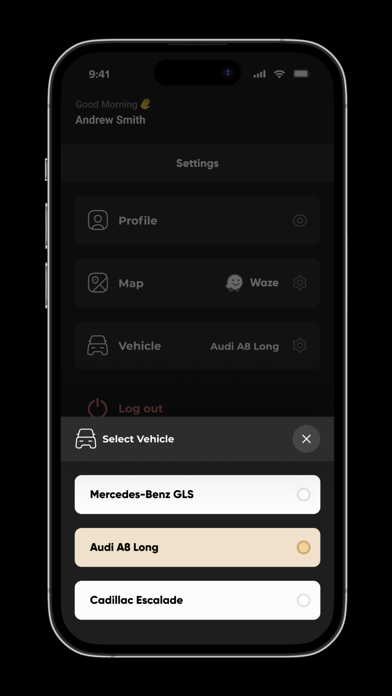 BlackRide Drivers Screenshot