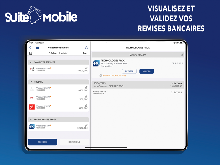 Suite Mobile Banque Populaire