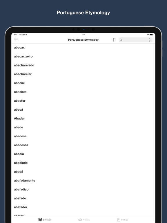 Screenshot #4 pour Portuguese Etymology