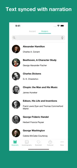 Game screenshot Biography Audiobooks apk