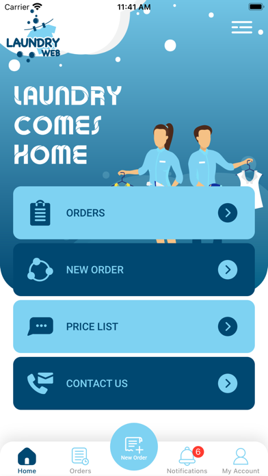 LAUNDRYWEB Screenshot