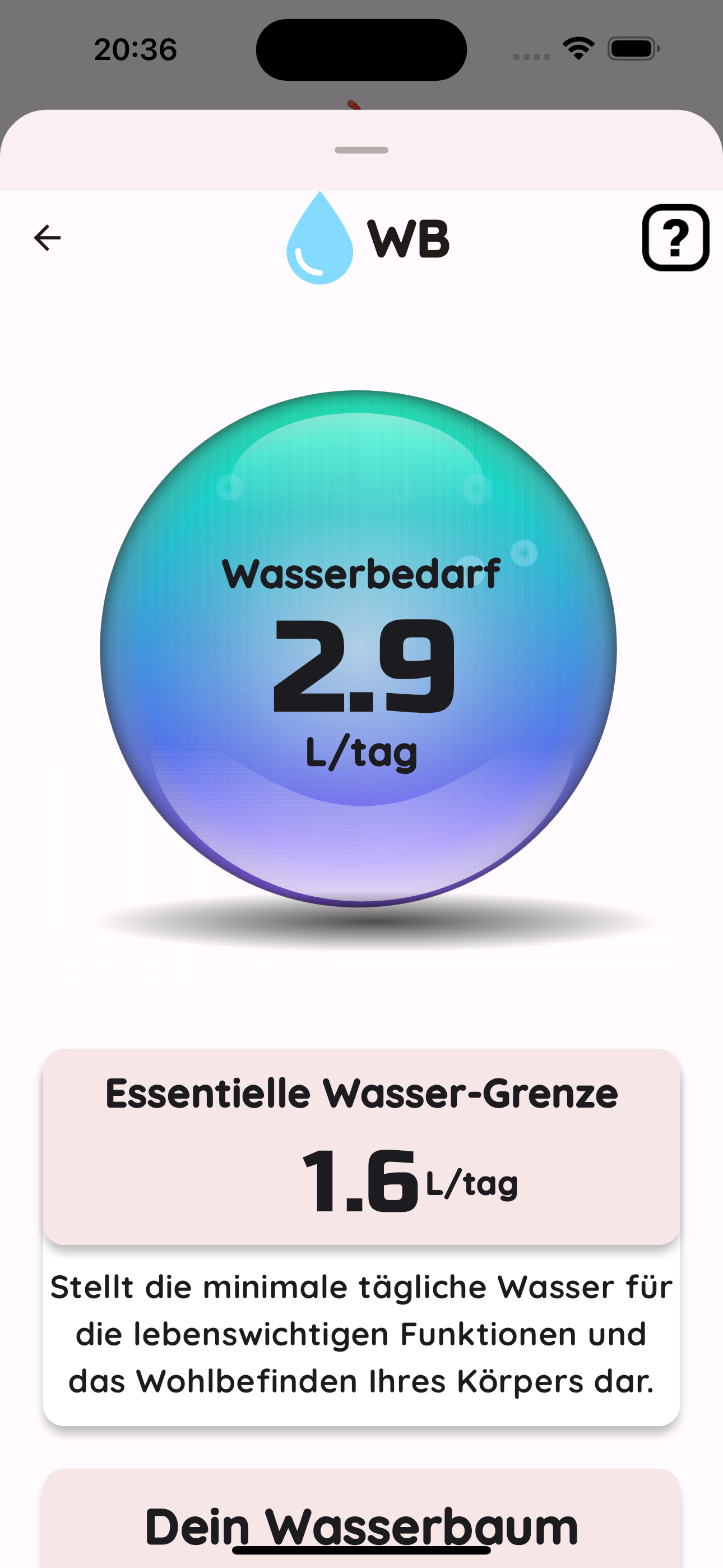 Healthy Tracker Erinnerung