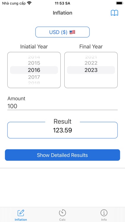 Inflation Calculator - Calc