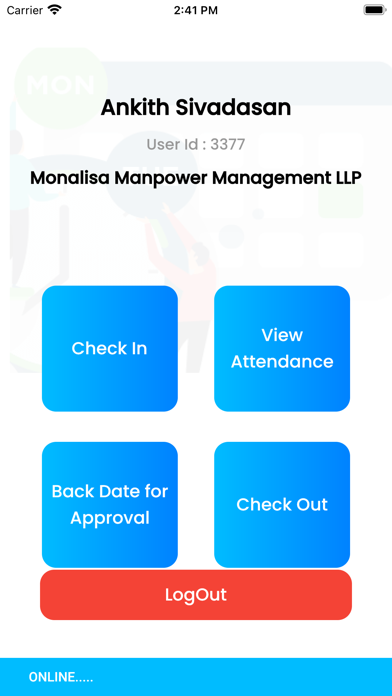 Monalisa HRMS Screenshot