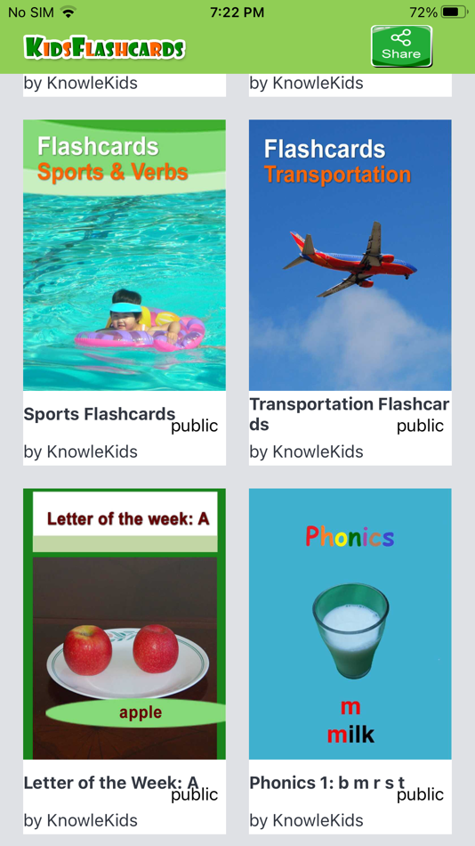 #4. KnowleKids Flashcards (iOS) โดย: KnowleMedia