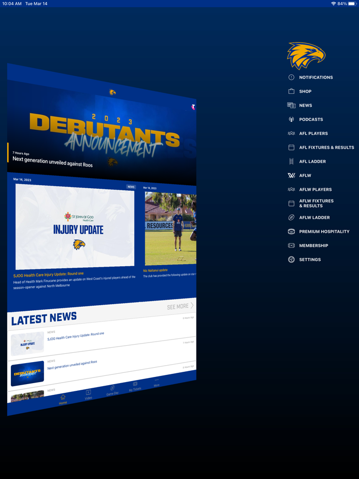 West Coast Eagles Official App