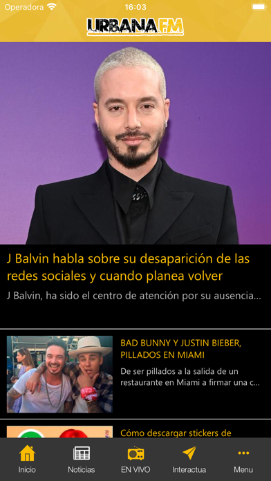 Urbana FM Ecuador Screenshot