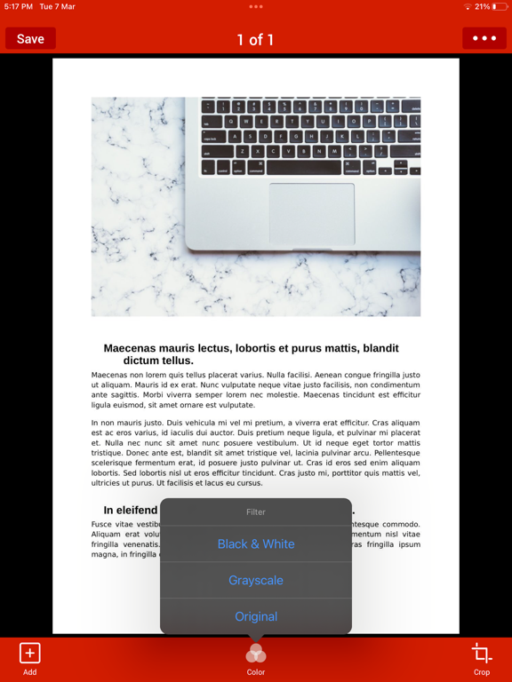 PDF Maker - Scanner & Convert iPad screenshot 6 - Business app