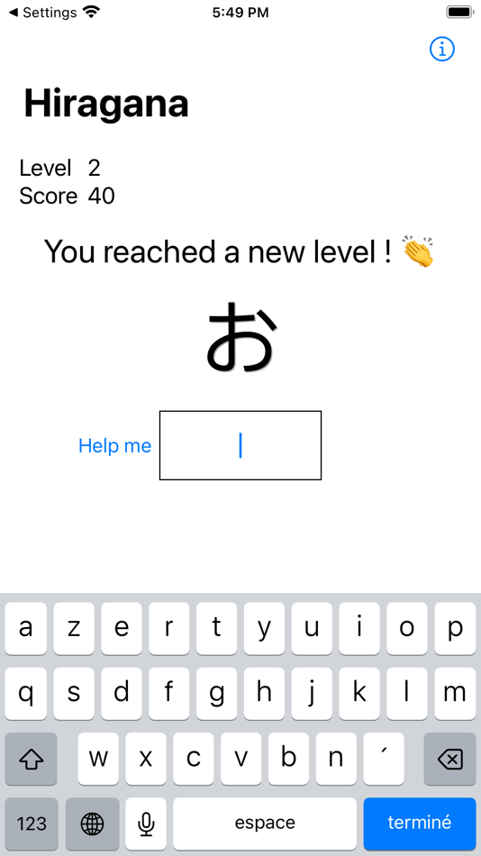 #1. Hiragana : learn and memorize (iOS) 由: Raphael Wach