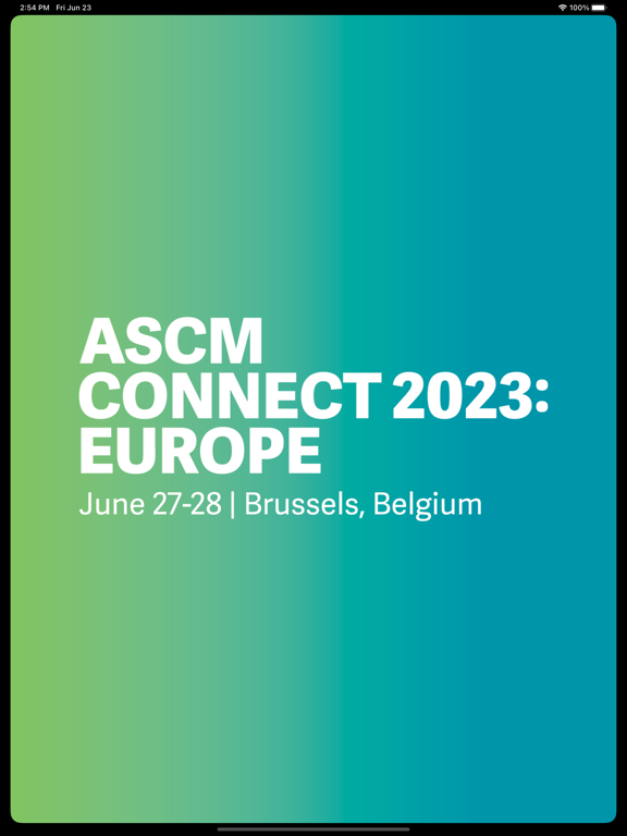 ASCM CONNECT: Europe