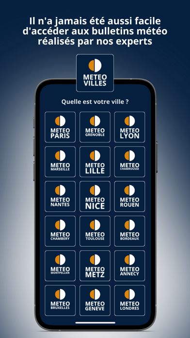 Screenshot #2 pour Météo-Villes expertisé