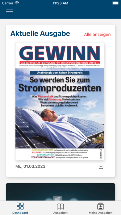 GEWINN: Das Wirtschaftsmagazin Screenshot