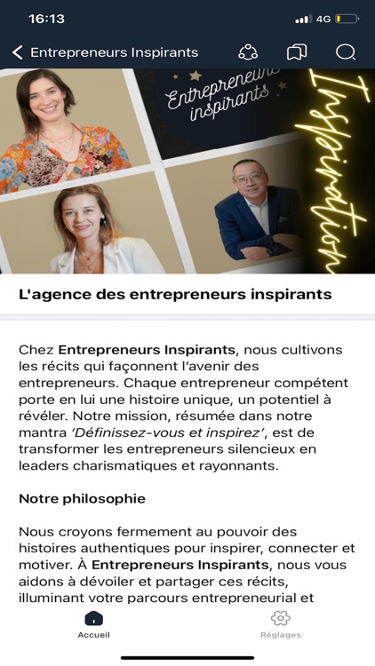 Entrepreneurs Inspirants