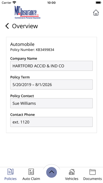 Mr. Insurance Agency Mobile Screenshot