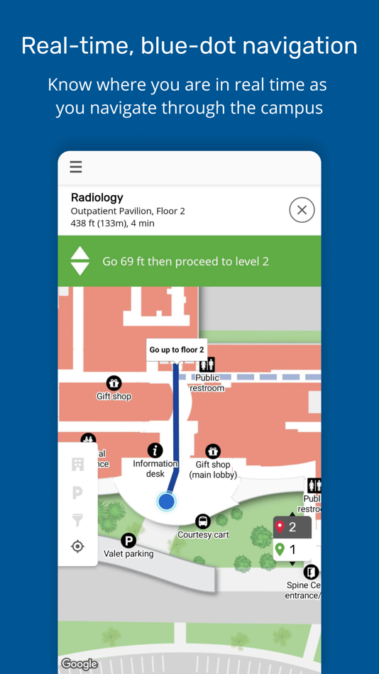 #2. Find My Way: Hospital Maps (iOS) 由: CenTrak