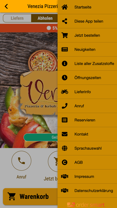 Venezia Pizzeria & Kebab Haus Screenshot
