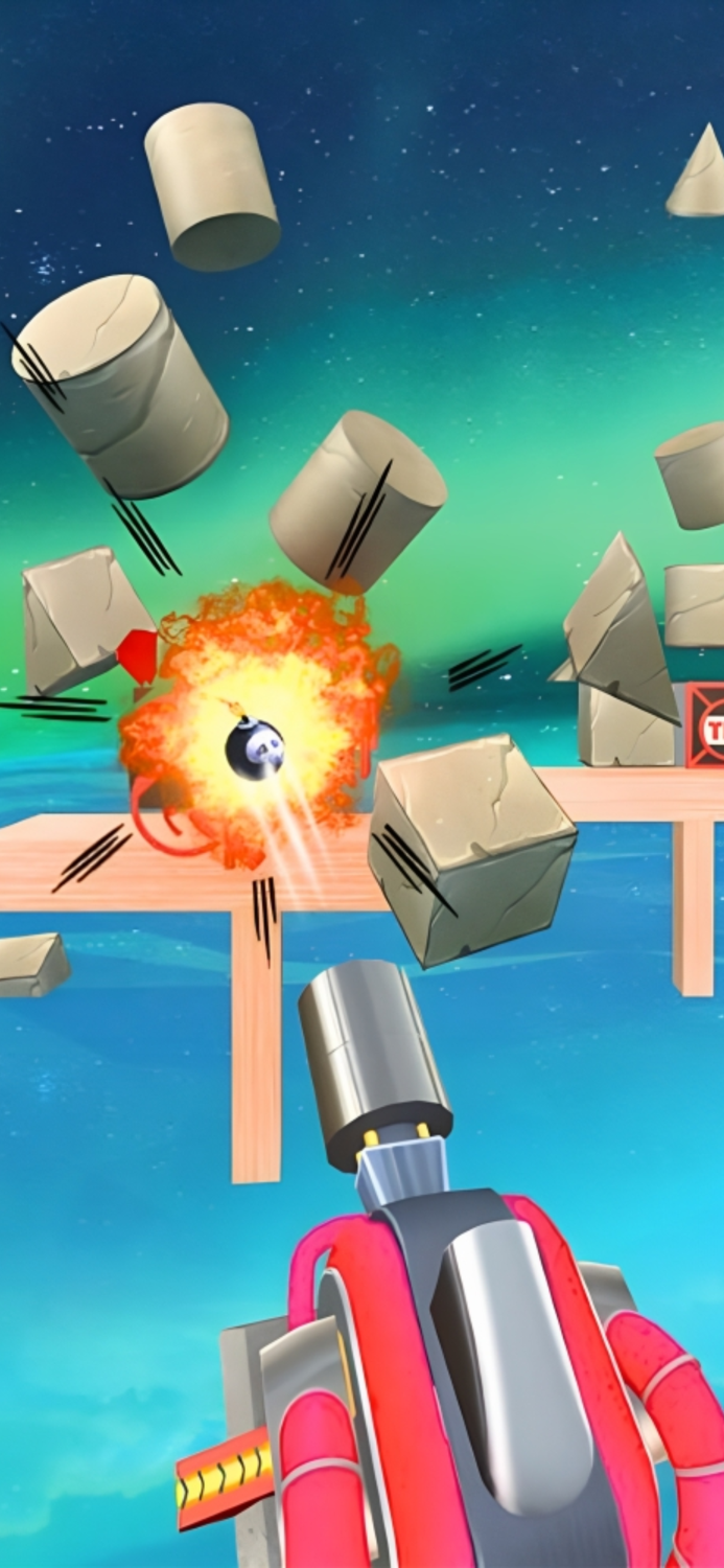 Cannon Ball Strike- Knock Cans