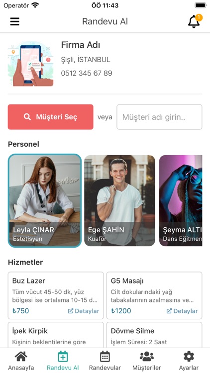 Basit Randevu Programı