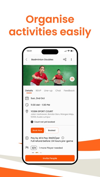 AFA: Meet People, Play Sports Screenshot