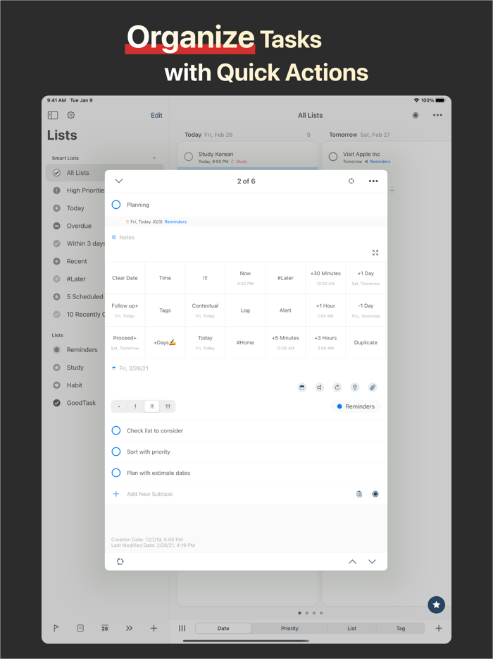 GoodTask - To Do List Tasks