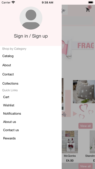 Silver Rose Home Screenshot