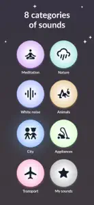 Meditation white noise - Foly screenshot #2 for iPhone