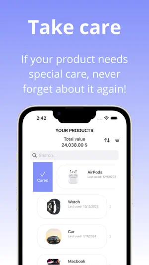 Stufflu - Product tracker screenshot 2