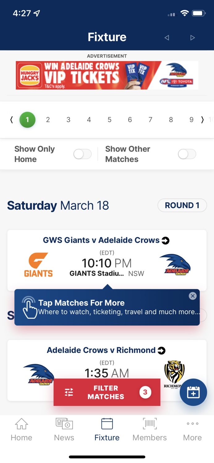 Adelaide Crows Official App
