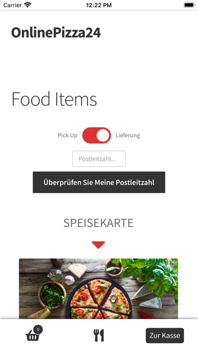 OnlinePizza24 Screenshot