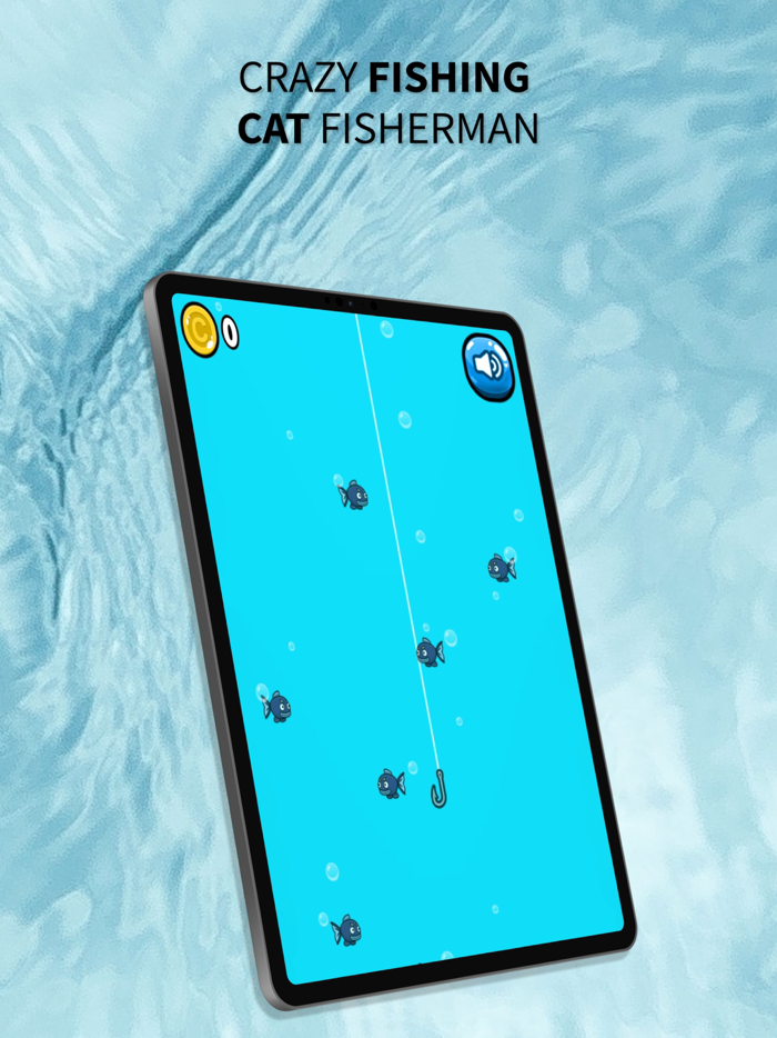 Crazy Fishing - Cat Fisherman