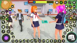 anime high school girls game iphone screenshot 1