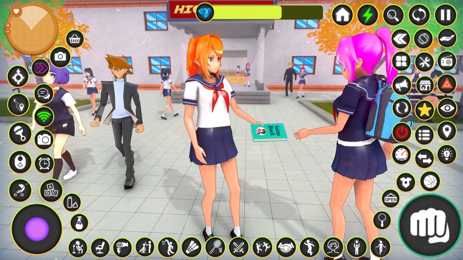 Anime High School Girls Game - 1.9 - (iOS)