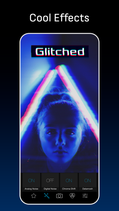 Screenshot #2 pour Glitch Art Studio: Cam Effects