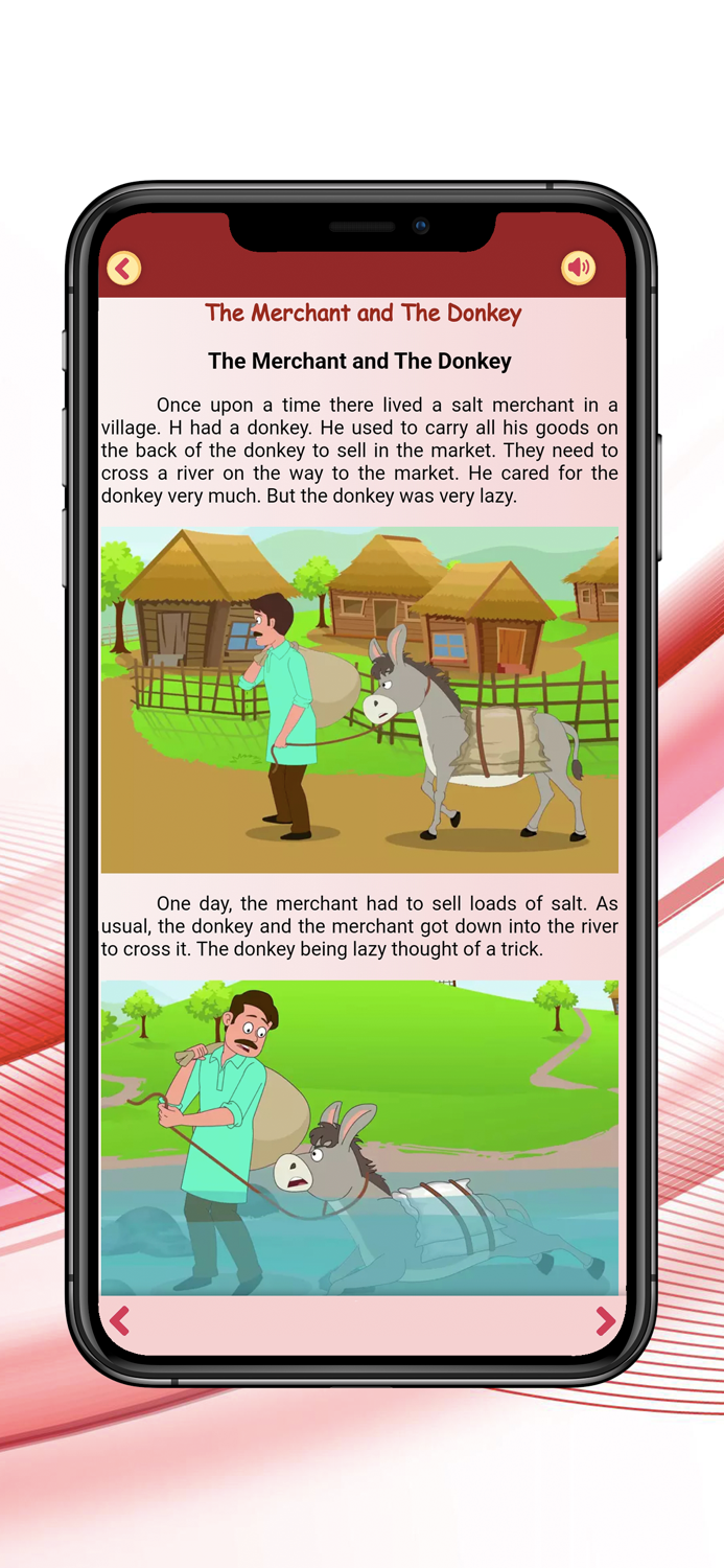 English story with real voice