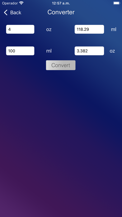 Bebidas & Drinks Screenshot