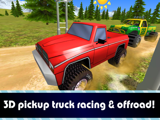 Pickup Truck Race & Offroad! iPad screenshot 1 - Games app