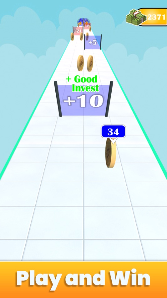 #2. Crypto Rush 3D Coin Roll Race (iOS) 由: Vector Labs Limited