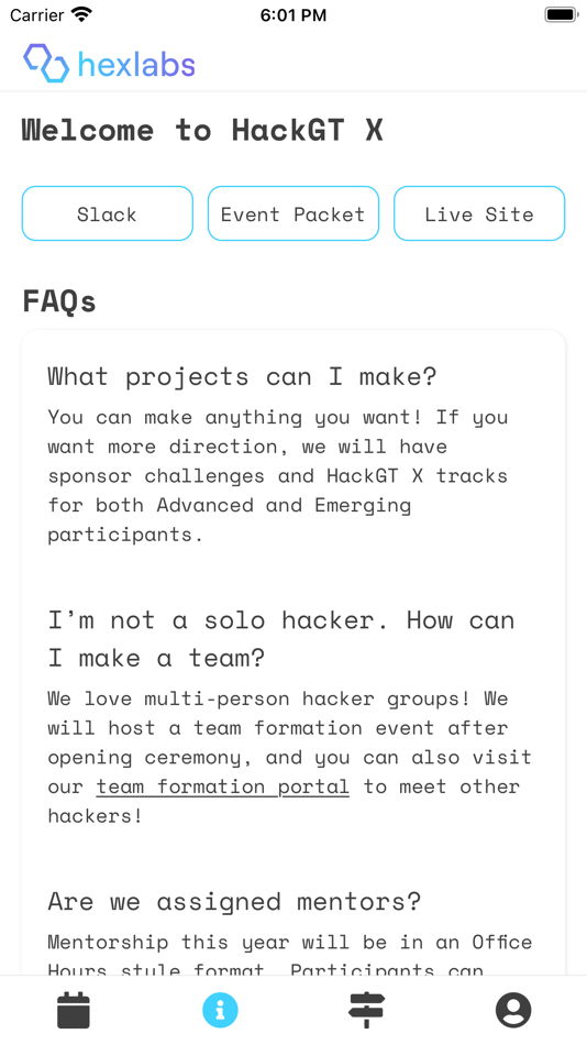 #2. HexLabs (iOS) 由: HackGT, Inc.