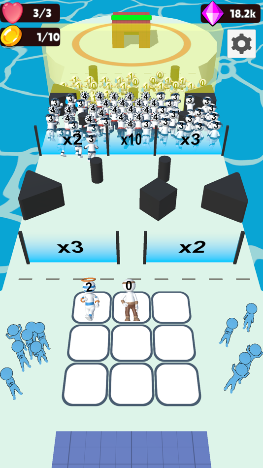 #4. Push Battle - Merge Tactics (iOS) 来自: TechQiao Inc.