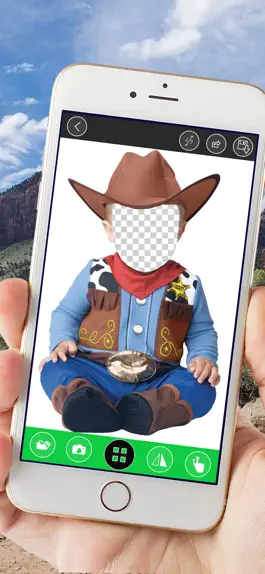 Game screenshot Kids Cowboy Photo Montage hack