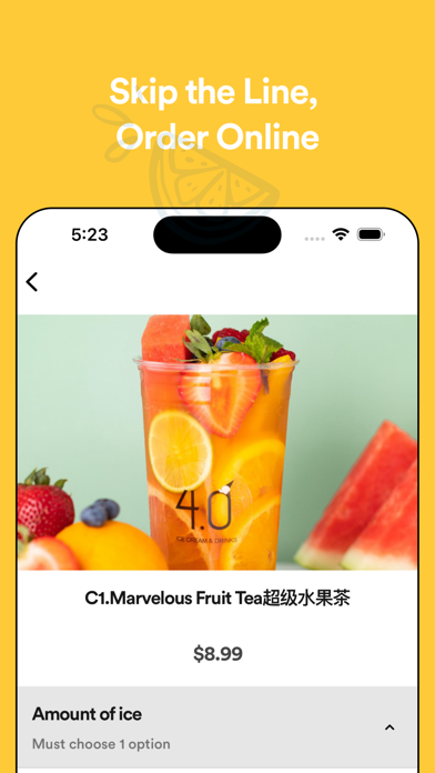 4.0 ICE CREAM & DRINKS Screenshot
