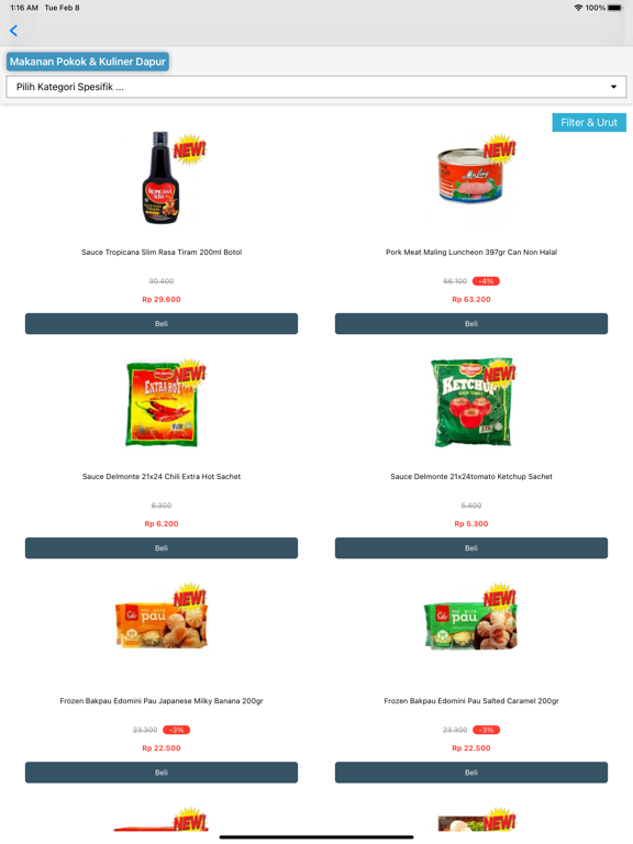Majushop ID iPad screenshot