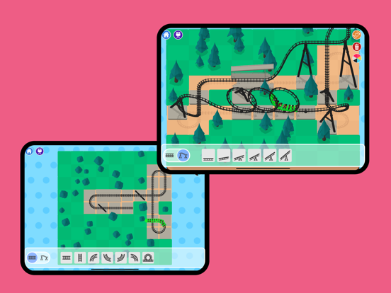 Roller Coaster Kit iPad screenshot 9 - Education app