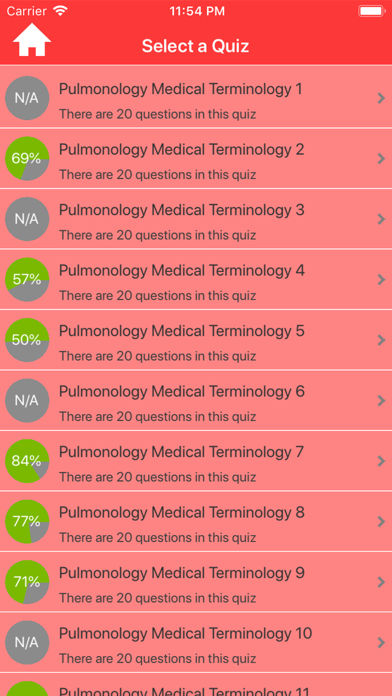 Pulmonology Medical Terms Quizのおすすめ画像2