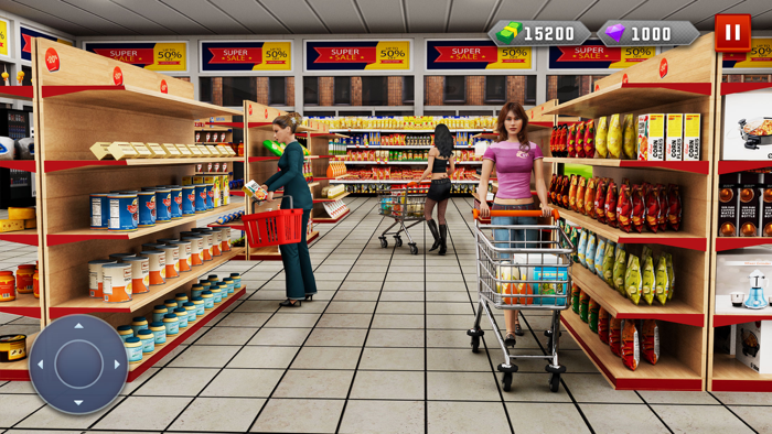 Supermarket Shopping Game 2023
